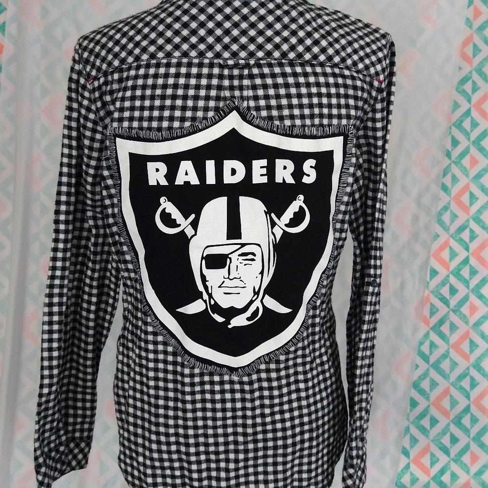 Custom Raiders flannel